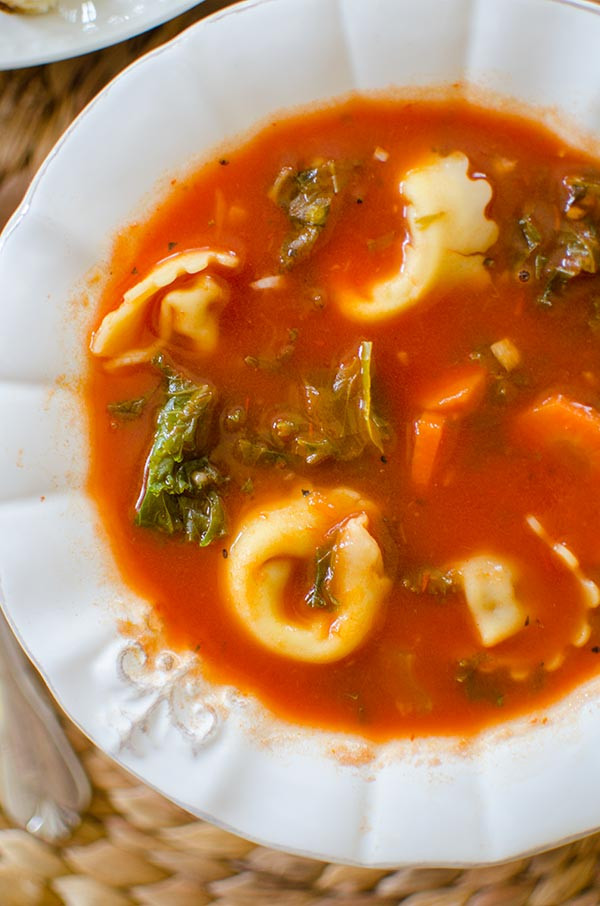 Tomato Tortellini Soup
 Tomato Tortellini Soup with Kale — Living Lou