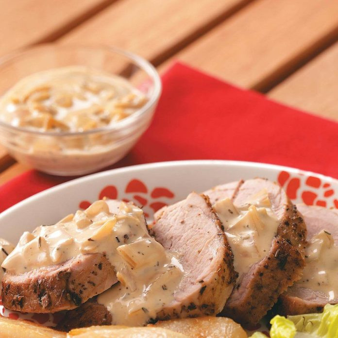 Top Rated Pork Tenderloin Recipes
 Pork Tenderloin with Pear Cream Sauce Recipe