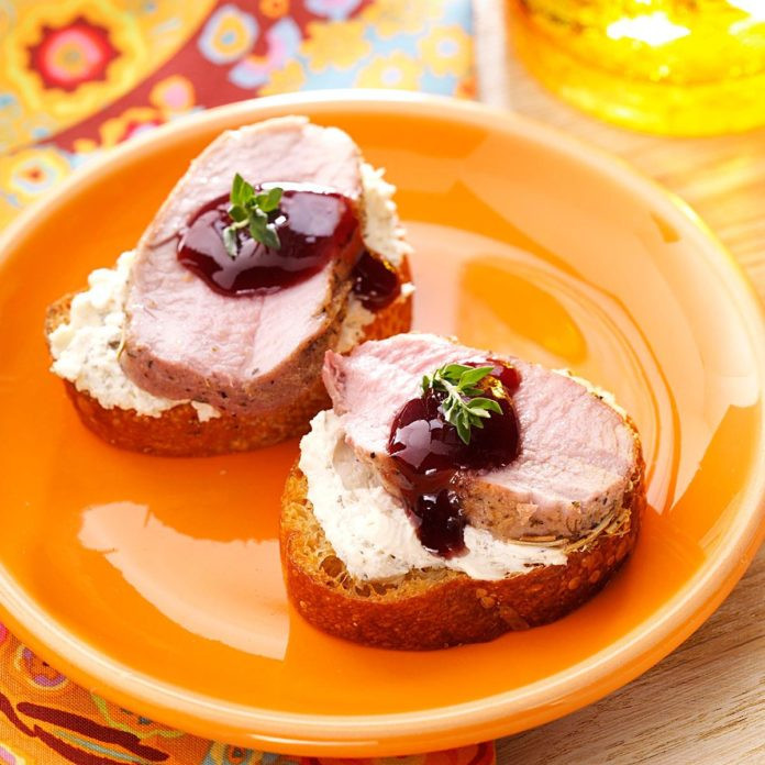 Top Rated Pork Tenderloin Recipes
 Pork Canapes Recipe