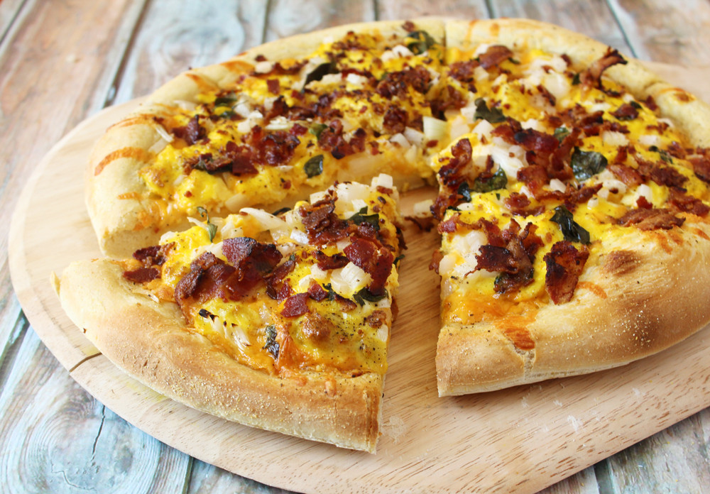 Tops Breakfast Pizza
 Breakfast Pizza The Newlyweds Cookbook