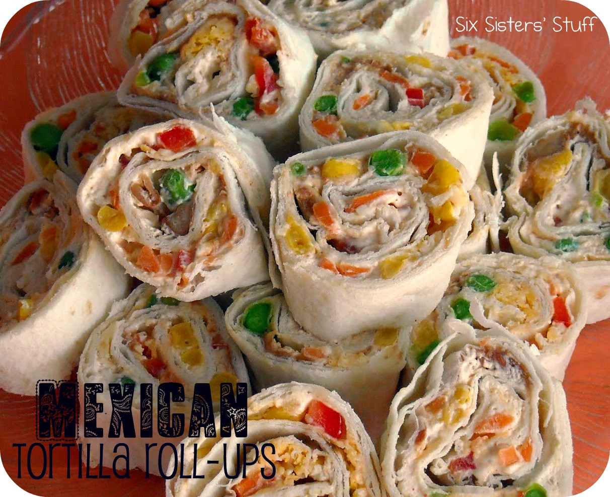 Tortilla Wraps Appetizer
 Mexican Tortilla Wrap Roll Ups Recipe