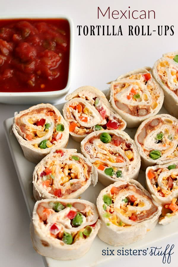 Tortilla Wraps Appetizer
 Mexican Tortilla Wrap Roll Ups Recipe