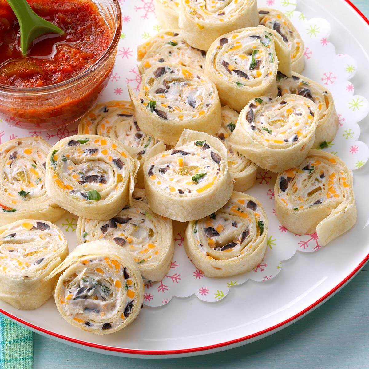 Tortilla Wraps Appetizer
 Appetizer Tortilla Pinwheels Recipe