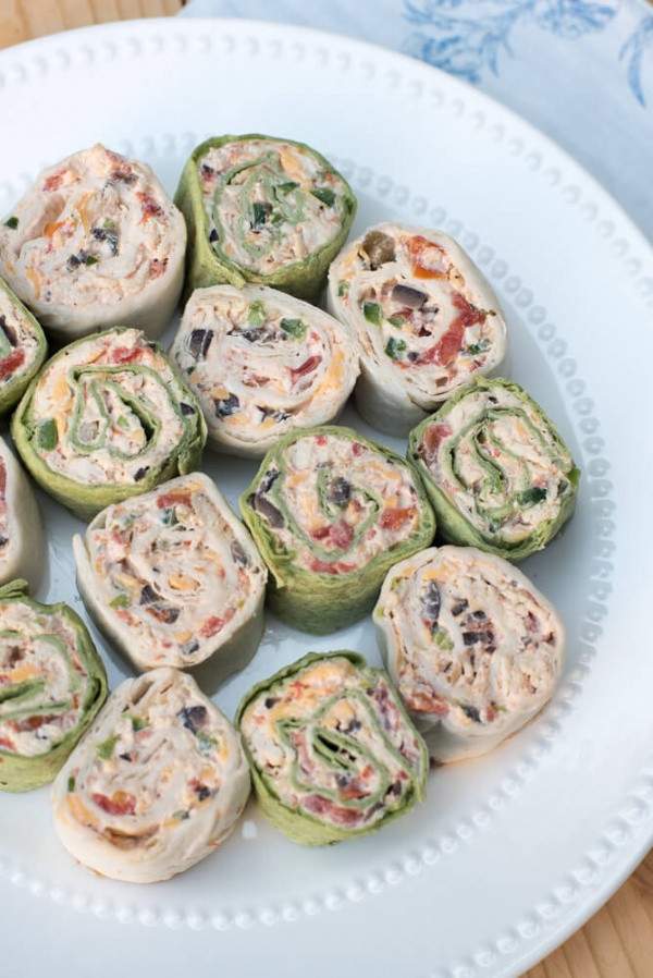 Tortilla Wraps Appetizer
 Southwest Chicken Tortilla Pinwheels