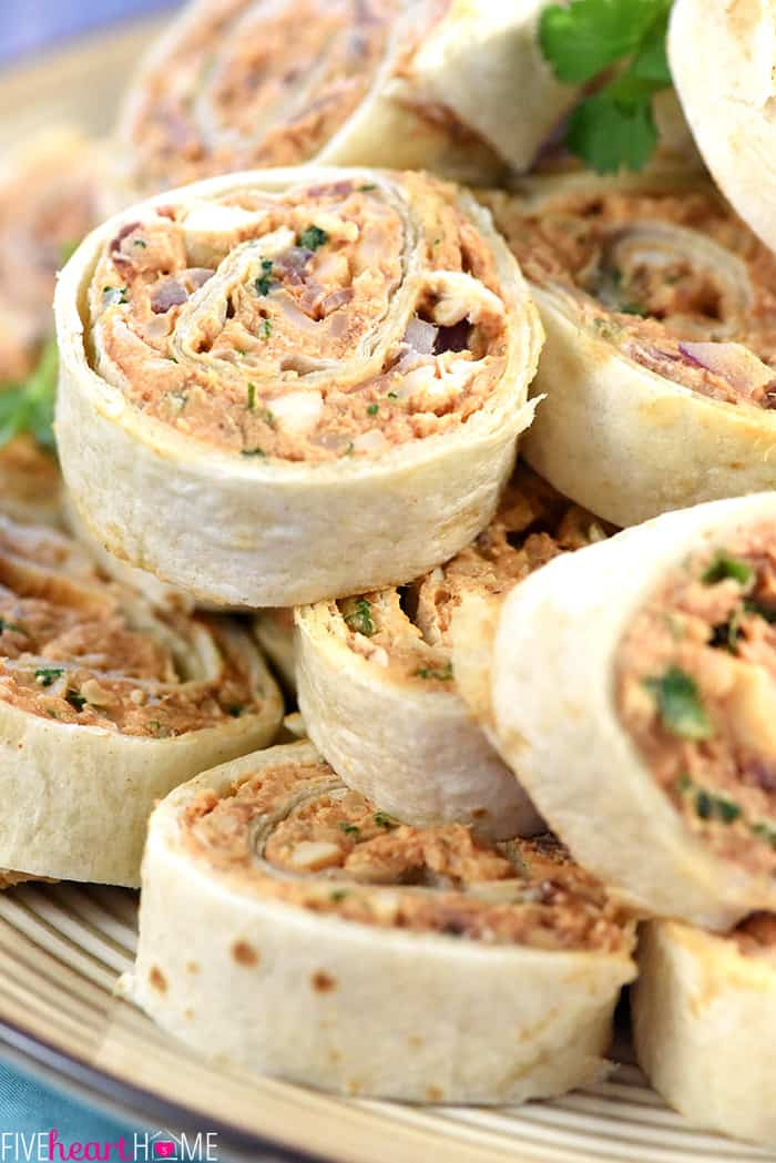 Tortilla Wraps Appetizer
 BBQ Chicken Tortilla Pinwheels