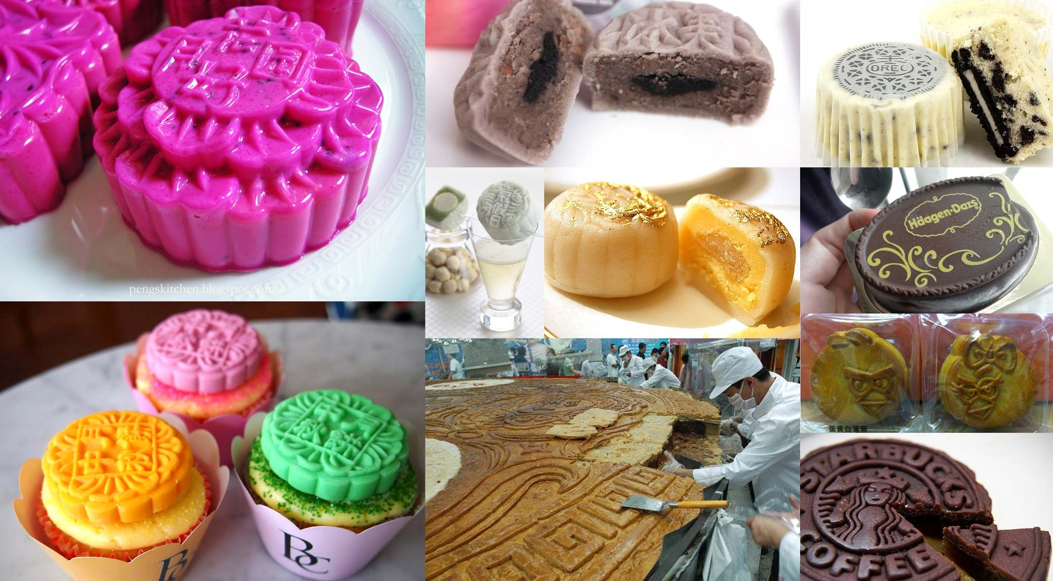 Traditional Chinese Desserts
 Colors Cupcakes And Oreo Crazy Mooncakes