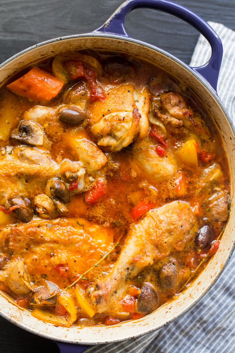 Traditional Italian Recipes
 Chicken Cacciatore
