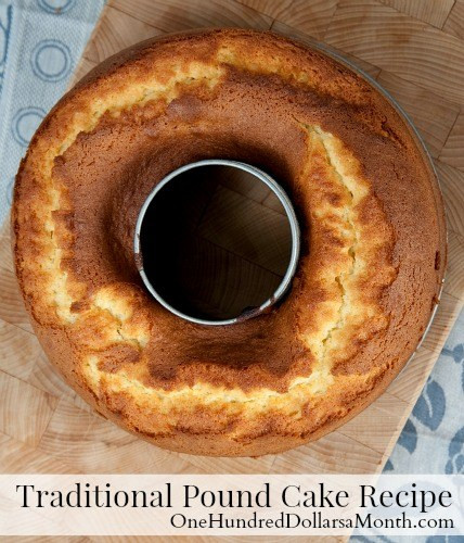 Traditional Pound Cake Recipe
 Traditional Pound Cake Recipe