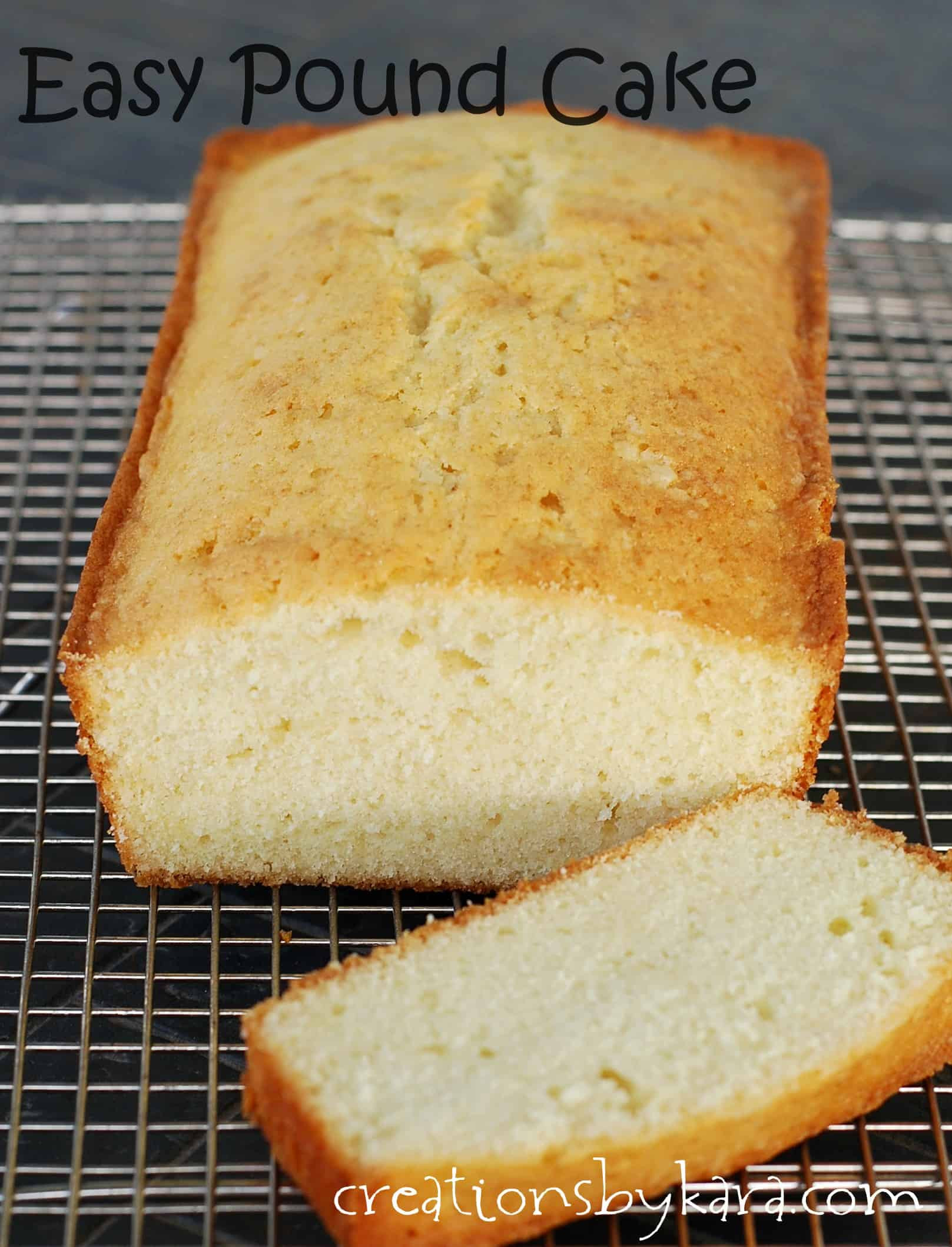 Traditional Pound Cake Recipe
 Easy Pound Cake Recipe