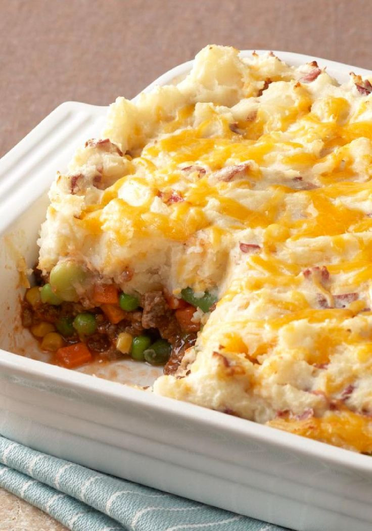 Traditional Shepherd'S Pie
 Updated Shepherd’s Pie – This great tasting low calorie