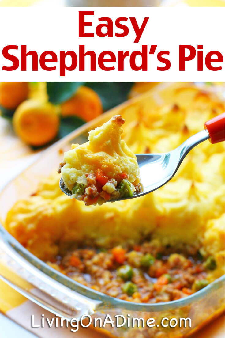 Traditional Shepherd'S Pie
 Easy Shepherd s Pie Recipe Cottage Pie Living on a Dime