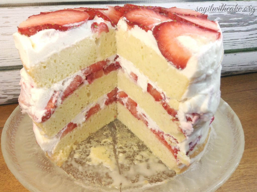 Tres Leche Cake Recipe
 Layered Tres Leche Cake with Strawberries – Say it With Cake