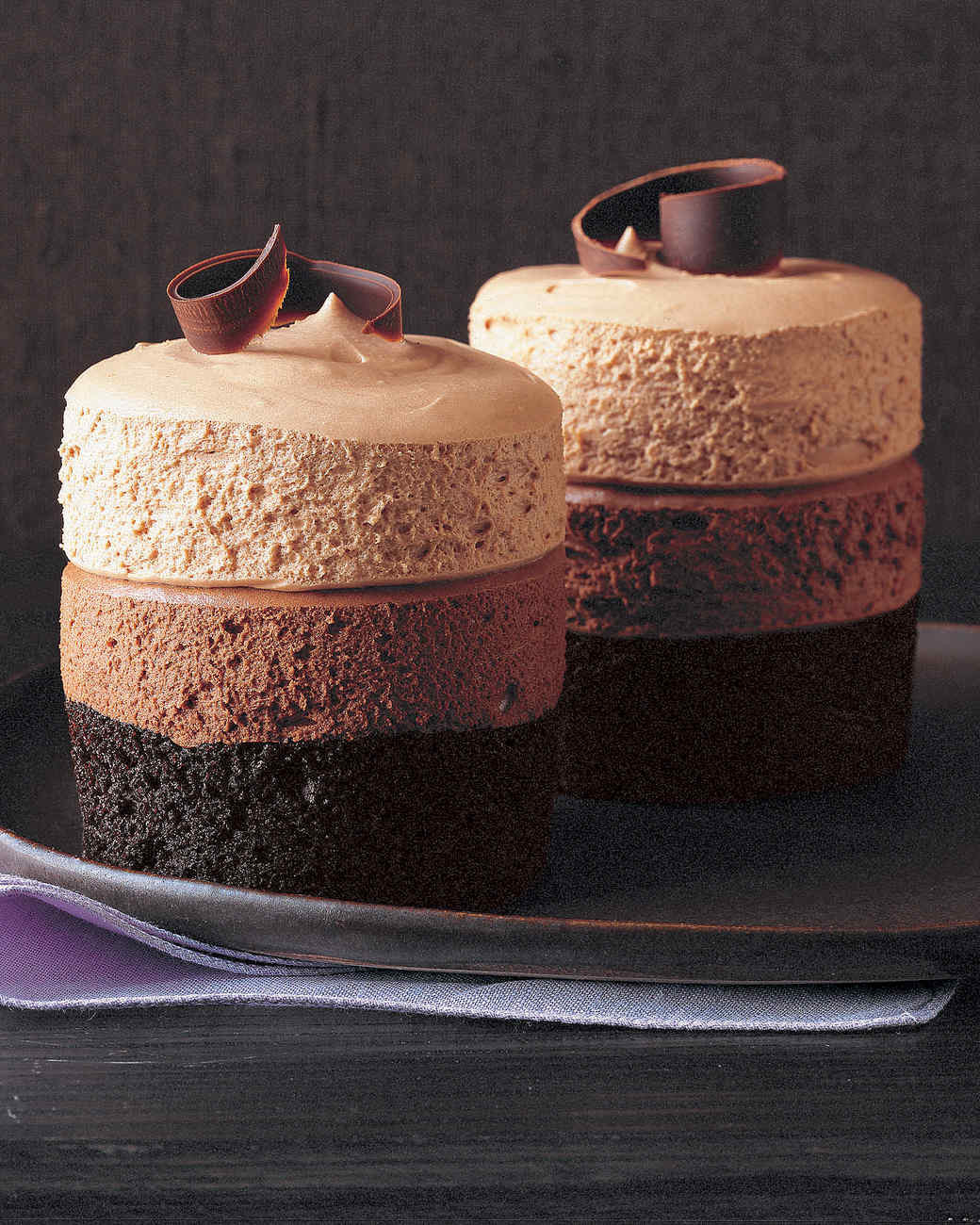 Triple Chocolate Mousse Cake
 Triple Chocolate Mousse Cake