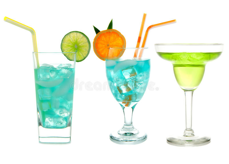 Tropical Drinks With Vodka
 Three Green Blue Hawaiian Cosmopolitan Mojito Tropical