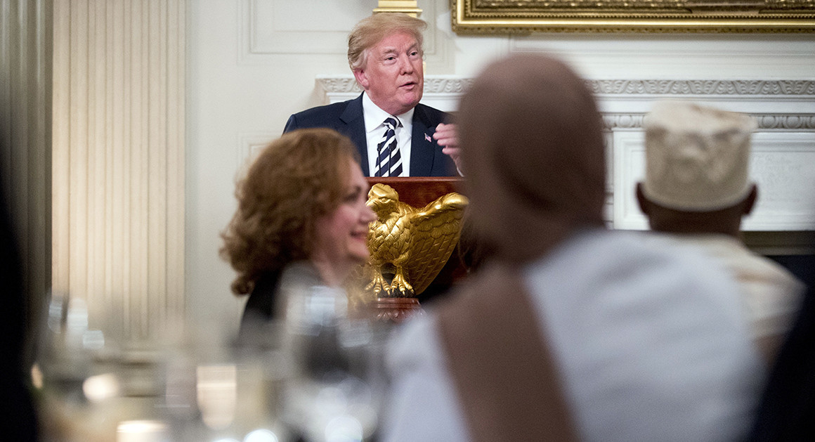 Trump Ramadan Dinner
 Trump hosts dinner honoring Ramadan despite tensions with