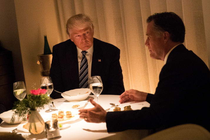 Trump Romney Dinner
 Romney gushes over Trump after posh dinner – POLITICO