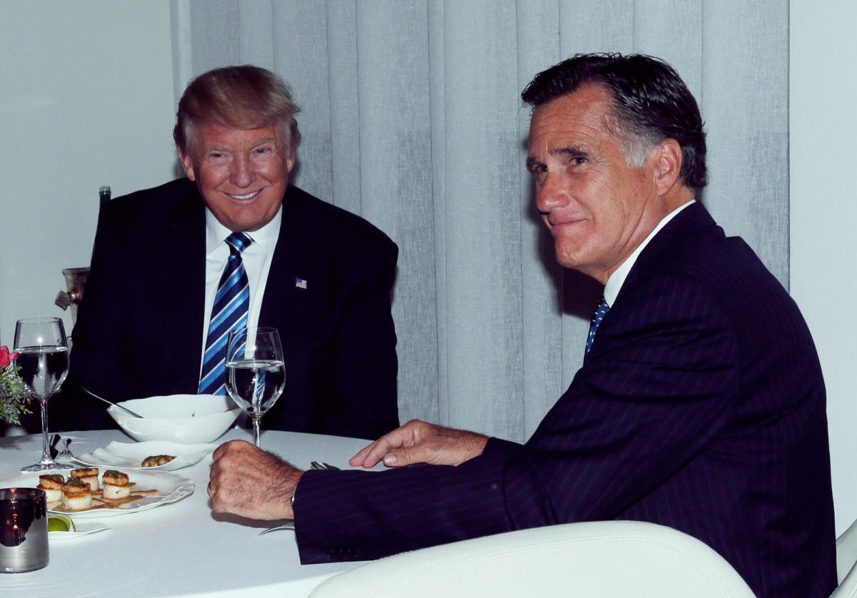 Trump Romney Dinner
 Mitt Romney’s Humiliating Trump Reversal The New Yorker