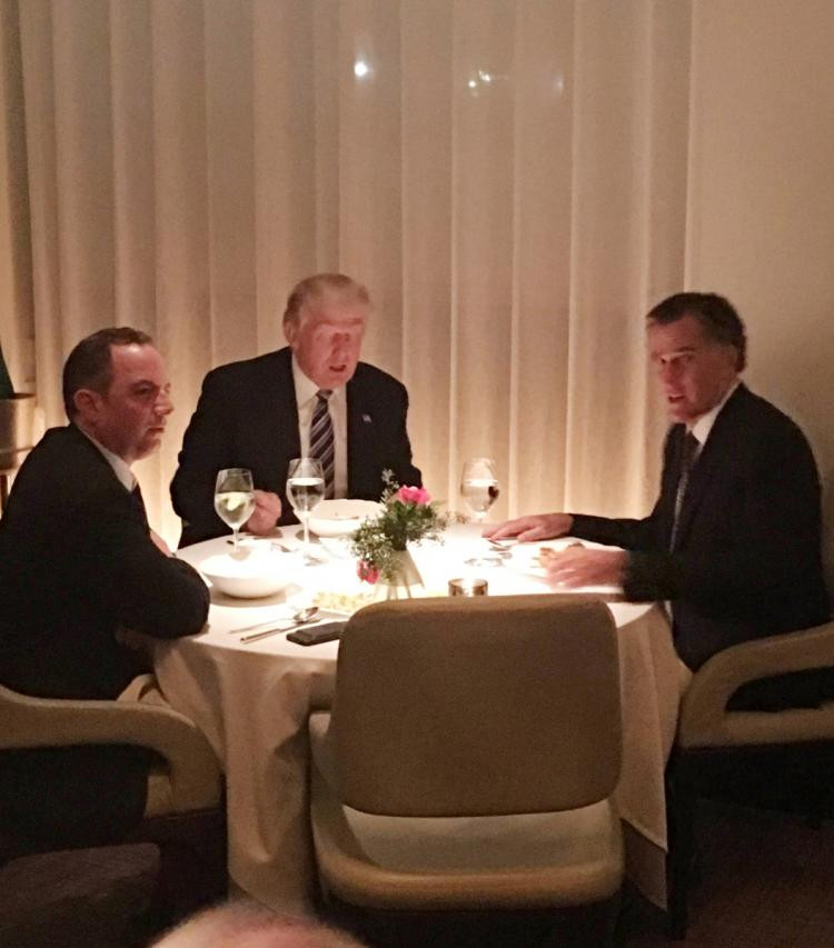 Trump Romney Dinner
 Trump taps Elaine Chao Tom Price as transportation