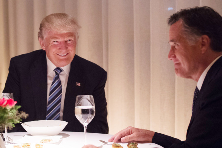 Trump Romney Dinner
 Americans Eagerly Mock Mitt Romney and Donald Trump s Dinner