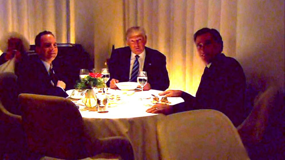 Trump Romney Dinner
 Trump and Romney Sit Down for Dinner Video ABC News