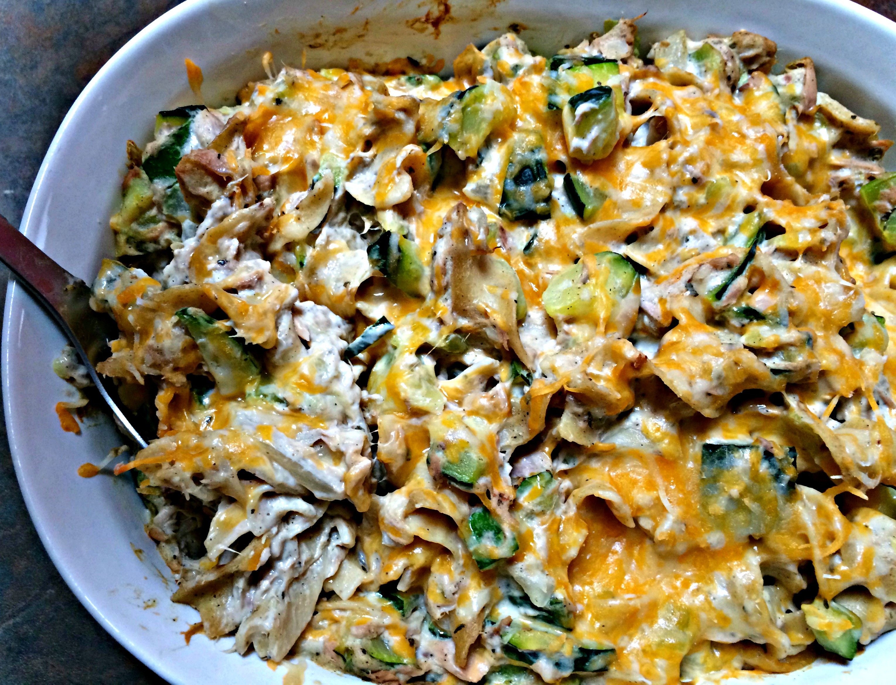 Tuna And Noodle Casserole
 Tuna Noodle Casserole with extra ve ables