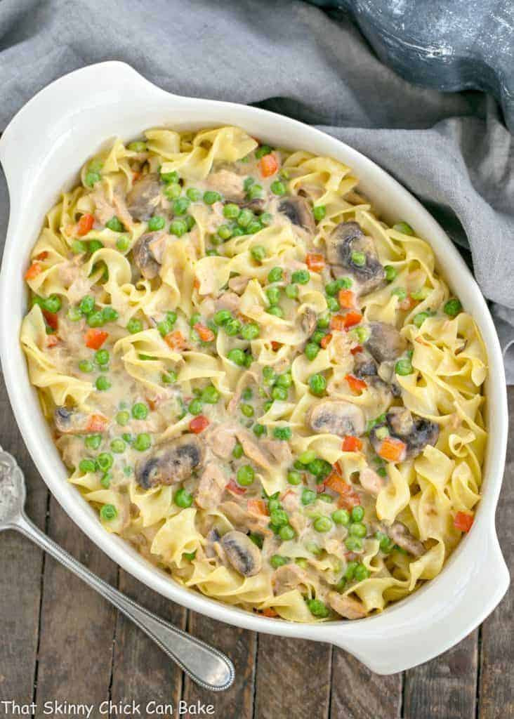 Tuna Casserole Without Soup
 Tuna Noodle Casserole from Scratch That Skinny Chick Can