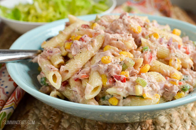 Tuna Pasta Salad
 Slimming World Tuna Pasta Salad