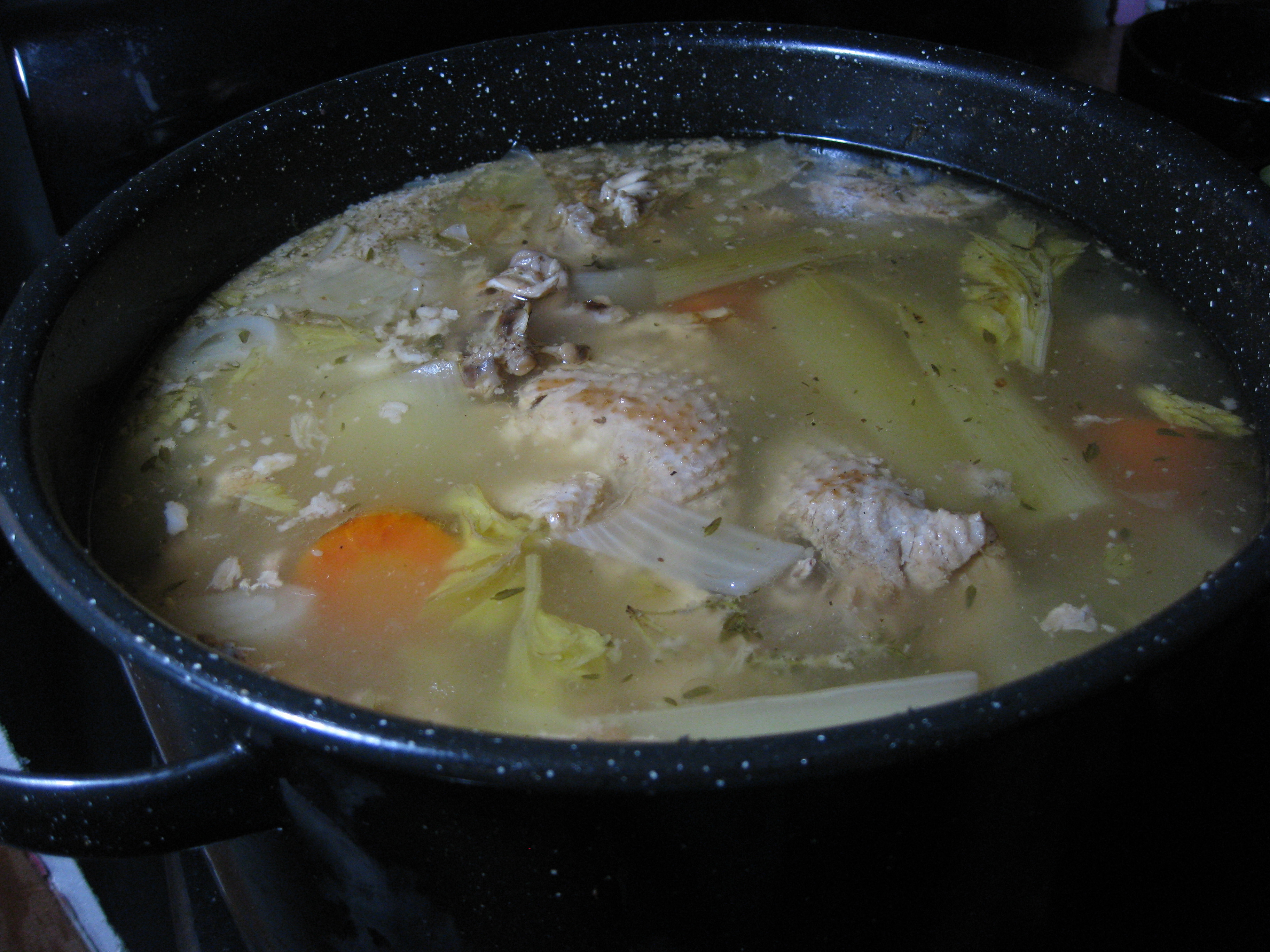 Turkey Bone Soup
 25 Days of Nourishing Traditions Turkey Bone Broth