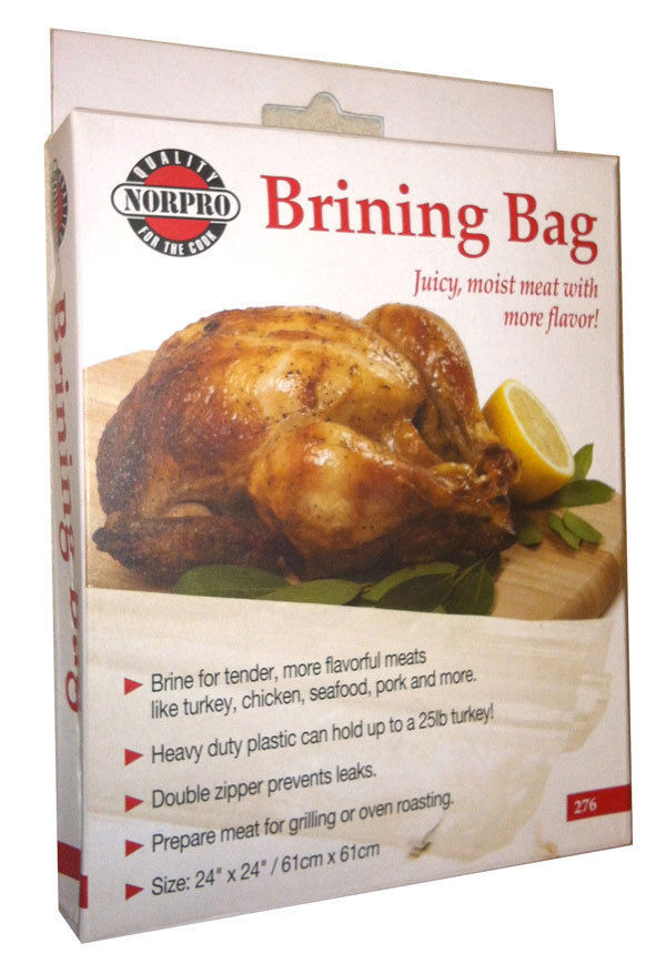 Turkey Brine Bag
 NORPRO 276 Leakproof Seal Brining Bag Holds 25LB Turkey