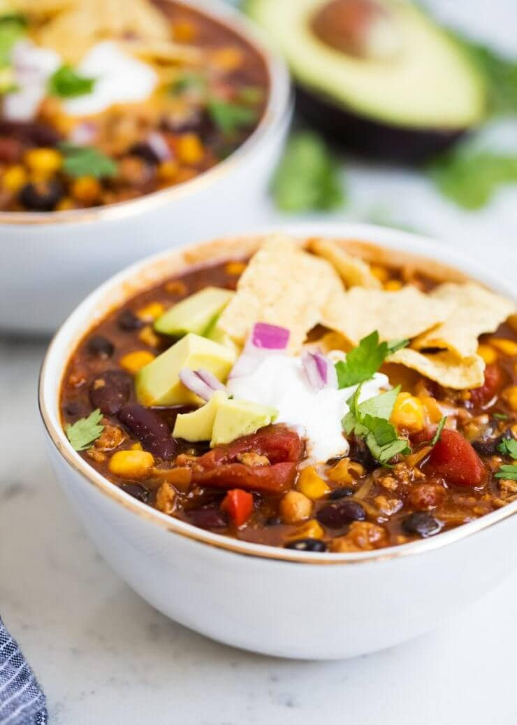 Turkey Chili Healthy
 EASY and Healthy Turkey Chili Recipe I Heart Naptime