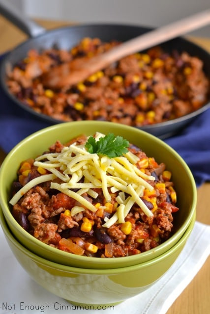 Turkey Chili Healthy
 20 Minute Turkey Chili