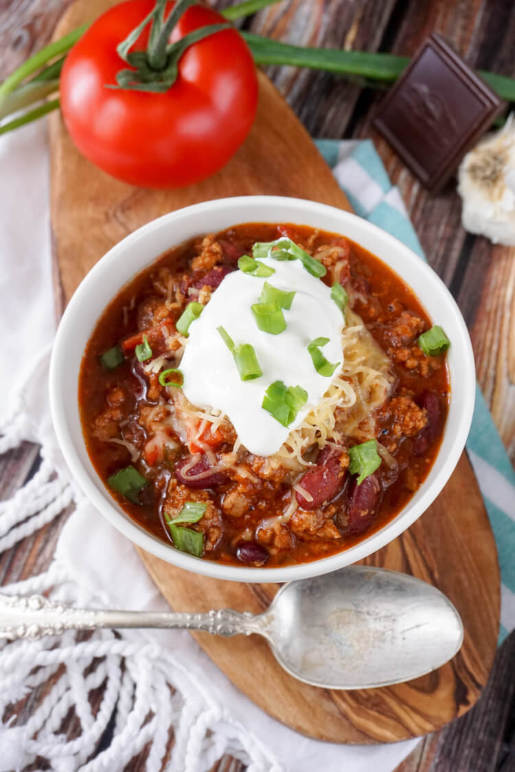 Turkey Chili Healthy
 Healthy and Easy Turkey Chili Recipe Sugar & Soul