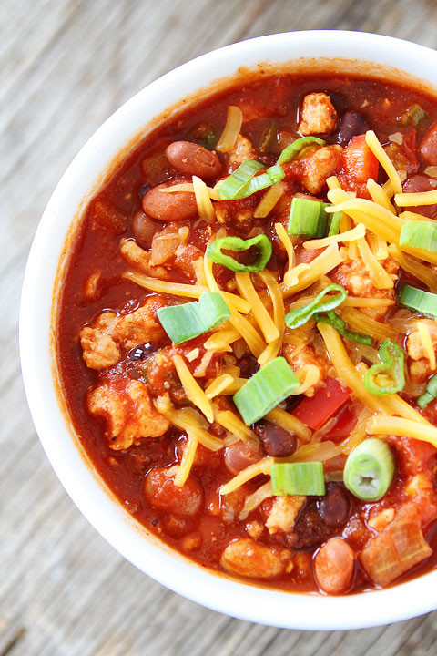 Turkey Chili Healthy
 Slow Cooker Turkey Chili Recipe