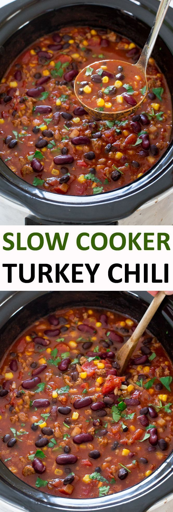 Turkey Chili Slow Cooker Recipe
 Best 25 Turkey chili slow cooker ideas on Pinterest