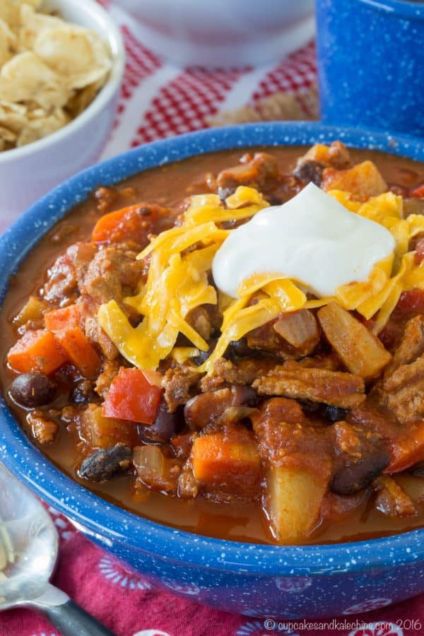 Turkey Chili Slow Cooker Recipe
 Pineapple Black Bean Slow Cooker Turkey Chili Cupcakes