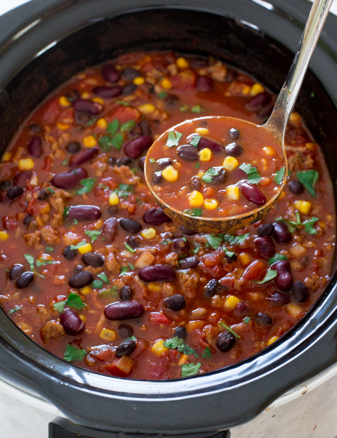 Turkey Chili Slow Cooker Recipe
 Slow Cooker Turkey Chili Chef Savvy