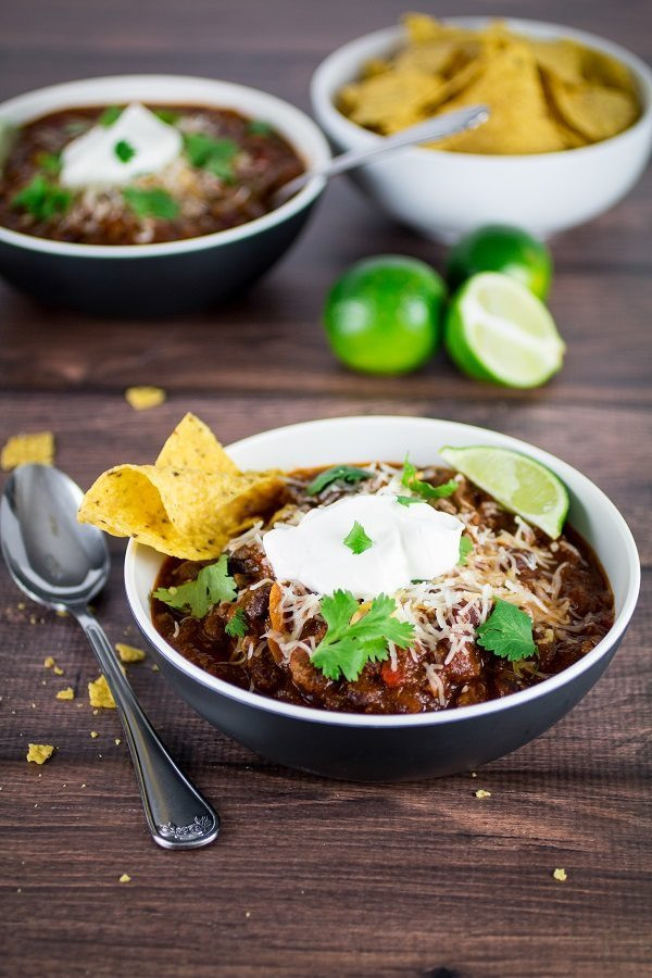 Turkey Chili Slow Cooker Recipe
 Slow Cooker Turkey Chili Dishing Delish