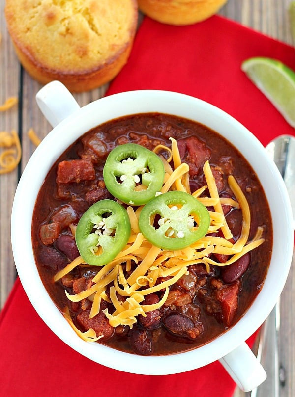 Turkey Chili Slow Cooker Recipe
 Turkey Chili in the Slow Cooker – Good Dinner Mom