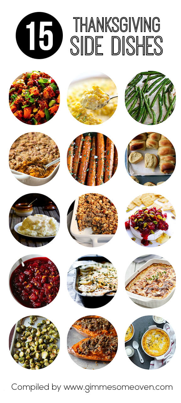Turkey Dinner Sides
 15 Thanksgiving Side Dishes