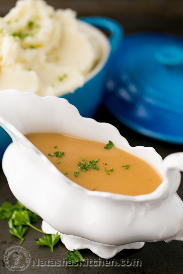 Turkey Gravy Recipe From Drippings
 Turkey Gravy Recipe Thanksgiving Gravy NatashasKitchen