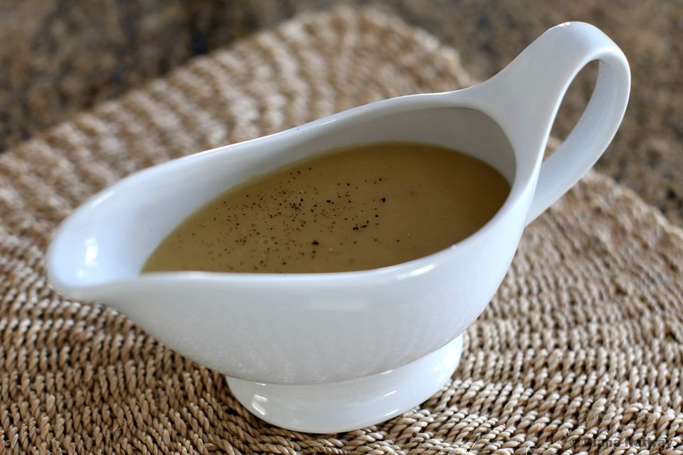 Turkey Gravy Recipe From Drippings
 Basic Turkey or Chicken Gravy With Pan Drippings Recipe