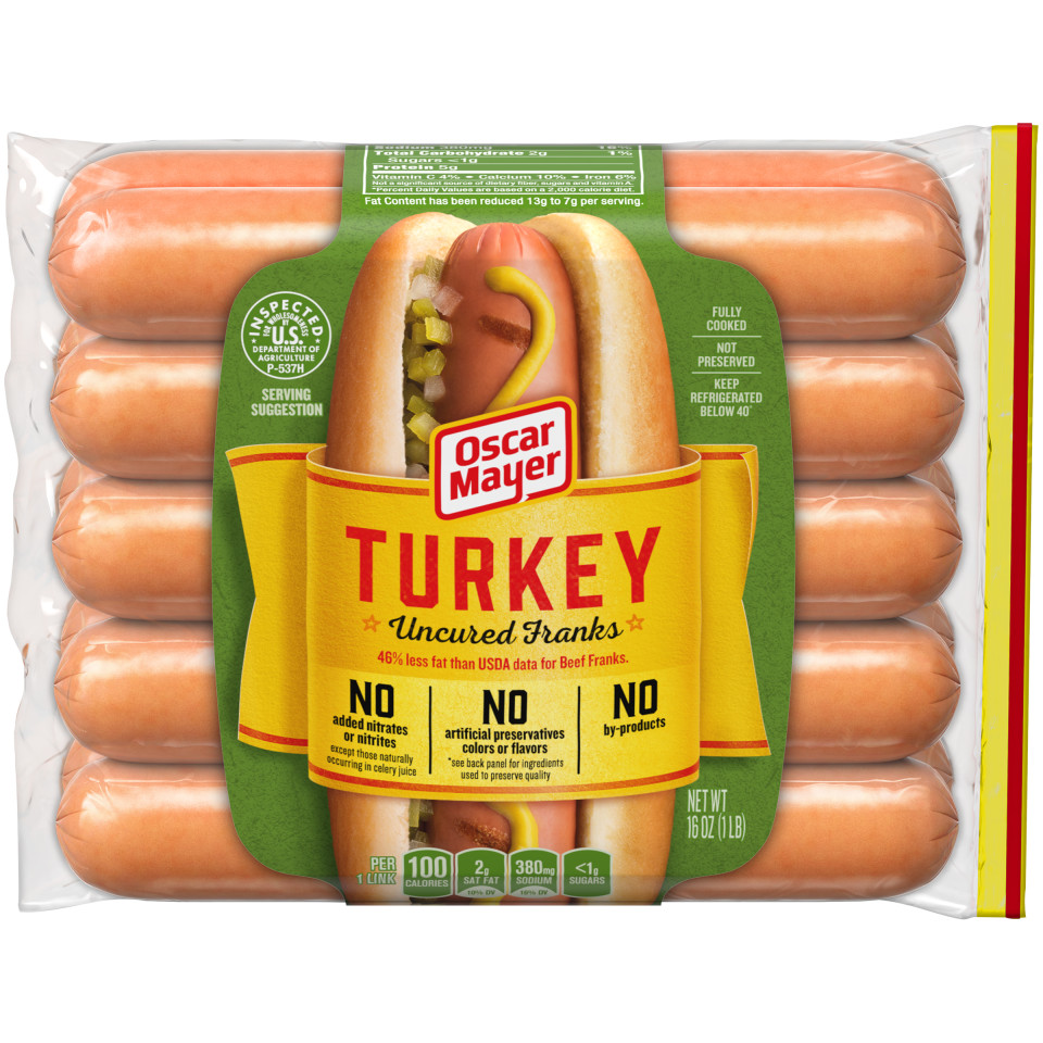 Turkey Hot Dogs
 Oscarmayer Product
