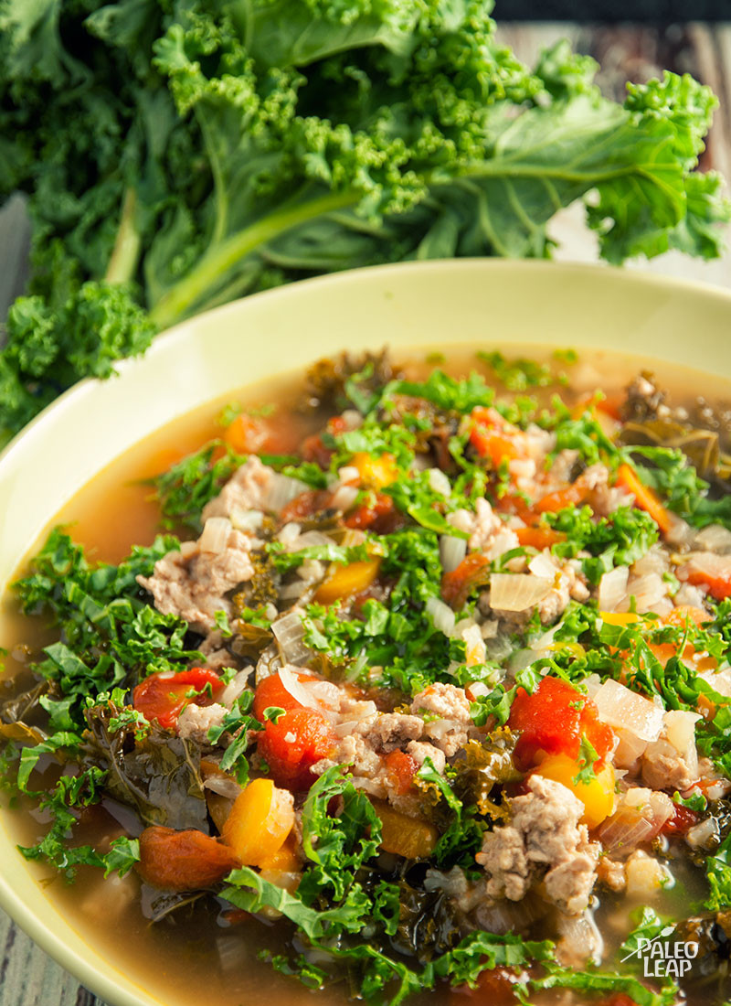 Turkey Kale Soup
 Turkey Kale and Cauliflower Soup