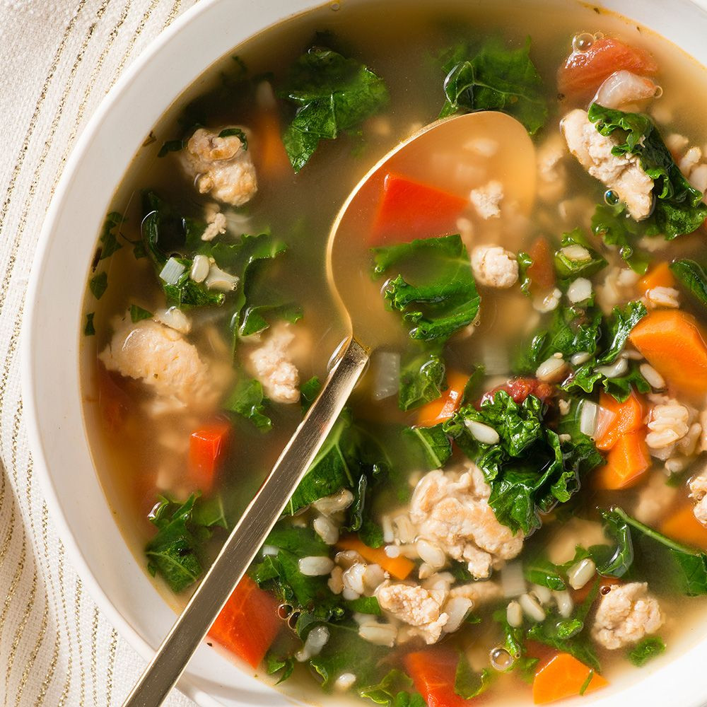 Turkey Kale Soup
 Recipe Roundup Great Grains