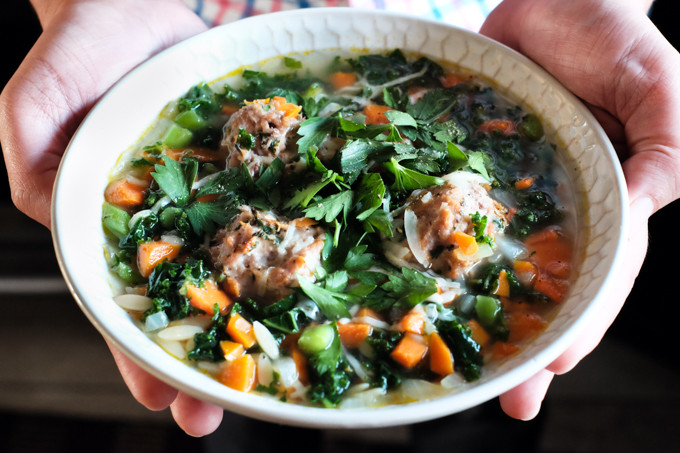 Turkey Kale Soup
 Turkey Meatballs Kale and Orzo Soup Recipe