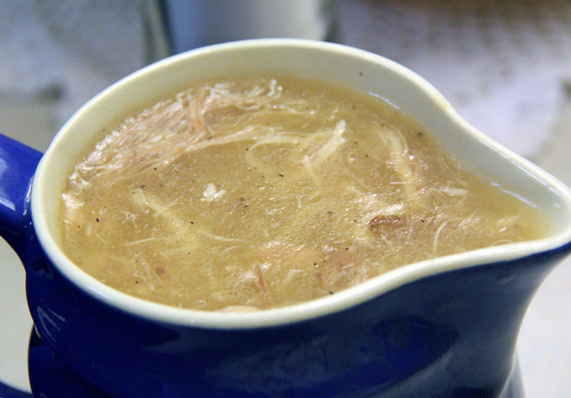 Turkey Neck Gravy
 gravy from turkey neck and giblets