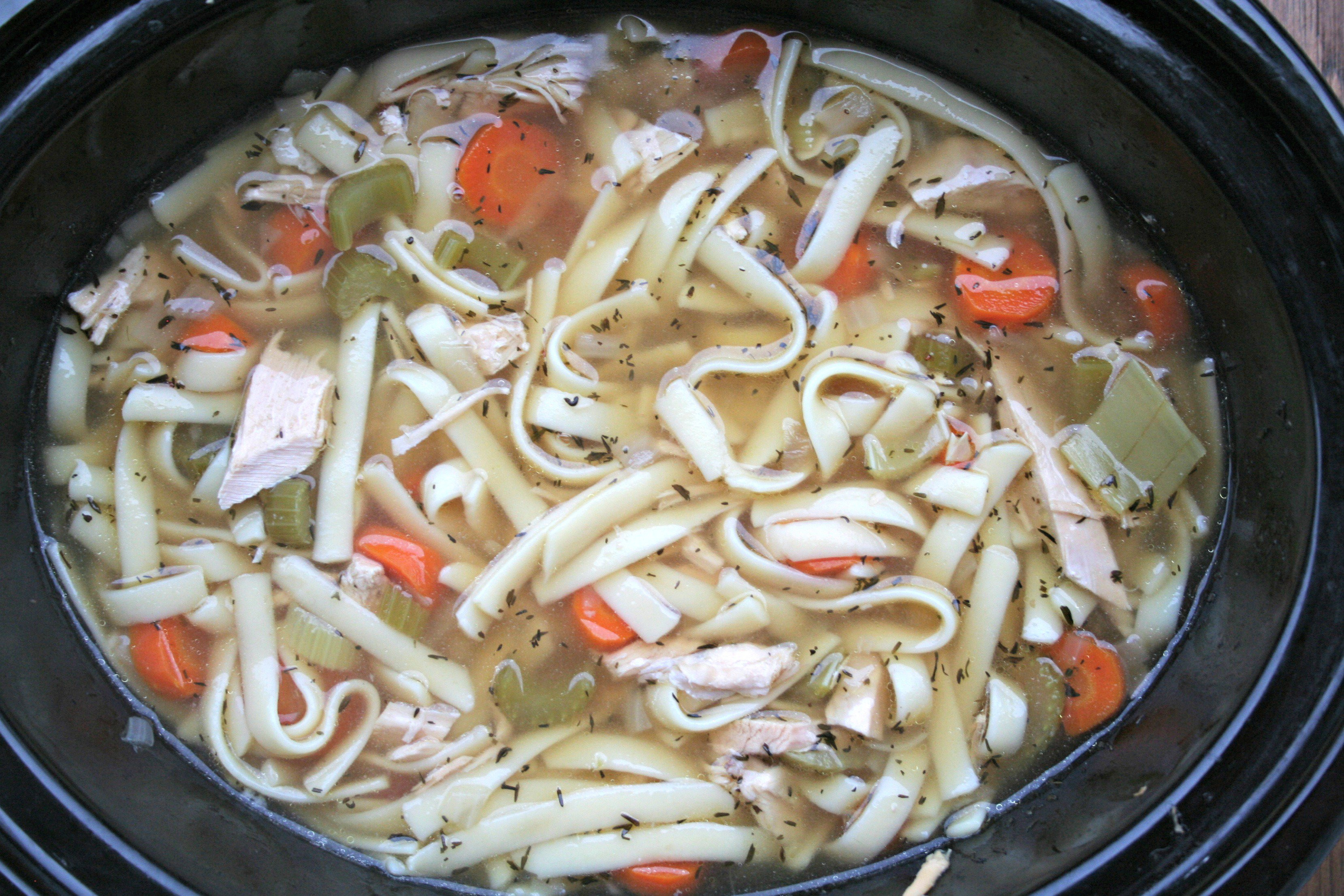 Turkey Noodle Soup
 Grandma s Slow Cooker Turkey Noodle Soup The Magical