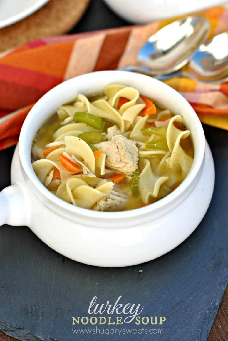 Turkey Noodle Soup
 Turkey Noodle Soup Shugary Sweets