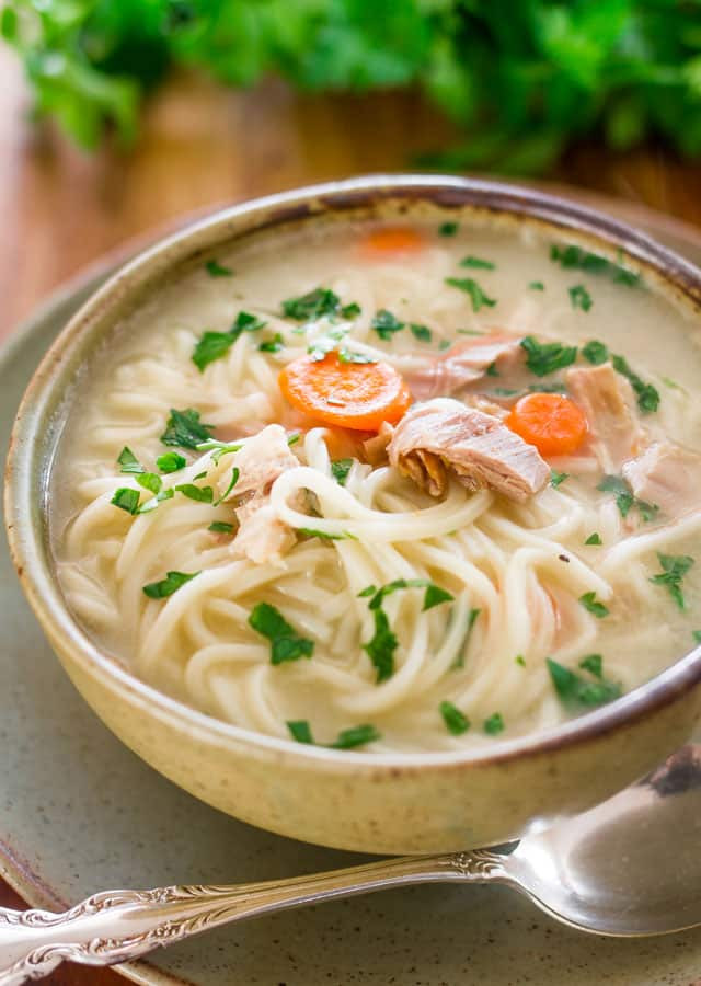 Turkey Noodle Soup
 Leftover Turkey Noodle Soup Jo Cooks