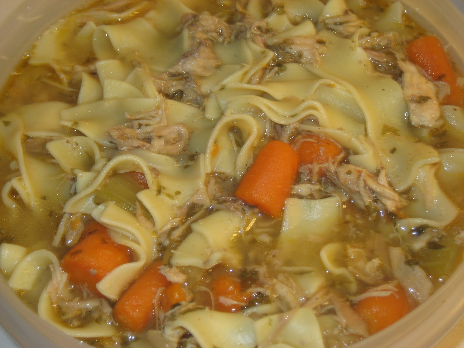 Turkey Noodle Soup
 Mom’s Turkey Noodle Soup